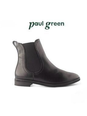 Paul Green Women MINDY BOOT
$449.00 size 7.5 US 10 
Color — Black Leather